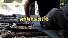 2天单人丛林河边搭营地露营野餐，钓鱼烤鱼，遇到狐狸。#户外 #野营 #野外 #露营 #户外生活 #露