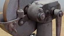 （2/3）手工修复上世纪的老工具「手摇式砂轮机」，过程超解压，治愈！ #修复 #解压