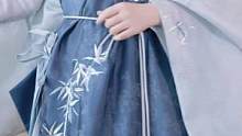 其实女孩子穿蓝绿色，也会有不一样的帅气呢～#汉服 #钟灵记 #汉服道袍 #我的国风新衣 