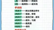 汽车档位运用讲解技巧#驾考驾考 #汽车 #档位运用 #考驾照 