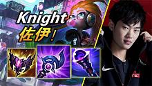 大神怎么玩：Knight对决Chovy！TES.Knight佐伊 完美支援单人3杀