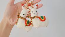 钩针羊驼宝宝：横扫动物界的高贵气质，可做包包挂件钥匙扣