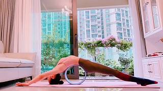 【瑜伽裤女神】17-长腿蜂腰翘臀每日瑜伽