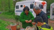 7人房车疫情隔离深山第9天，没菜吃又发现新食材