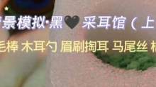 情景模拟·黑心采耳馆（上）鹅毛棒｜木耳勺｜眉刷掏耳｜马尾丝 #采耳 #掏耳朵 #解压 #戴上耳机 #
