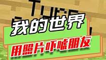 我的世界：游戏中吓唬朋友，照片贴在房子上，朋友一脸懵逼