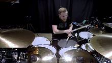 Adam Bjork - Allt - "Paralyzed" - Drum Playthrough