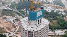 实拍广西曾经规划的第一高楼，建设在首府南宁，如今现状让人不解