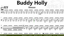 【金牌乐手网】DT0732.Weezer - Buddy Holly 鼓谱 动态鼓谱 无鼓伴奏 dr