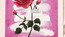 艾特你朋友给你画 超有氛围感的玫瑰花~
#丙烯画 #肌理画 #沉浸式画画 #装饰画 