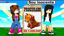 PROCURA-SE RAPOSA FUGITIVA no MINECRAFT!
