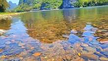 治愈中的山水，奇形怪状的山峰，清澈见底的漓江！#治愈系风景 #桂林美好推荐官 #广西dou是好风光 