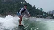 #尾波冲浪 #尾波滑水 #水上运动 #极限运动 #玩的就是心跳 #危险动作请勿模仿 #一起来玩水 #