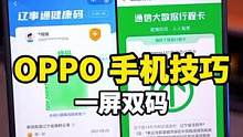 这才是OPPO Find N 折叠屏的正确打开方式！一屏双码，你的手机可以吗？#oppofindn折