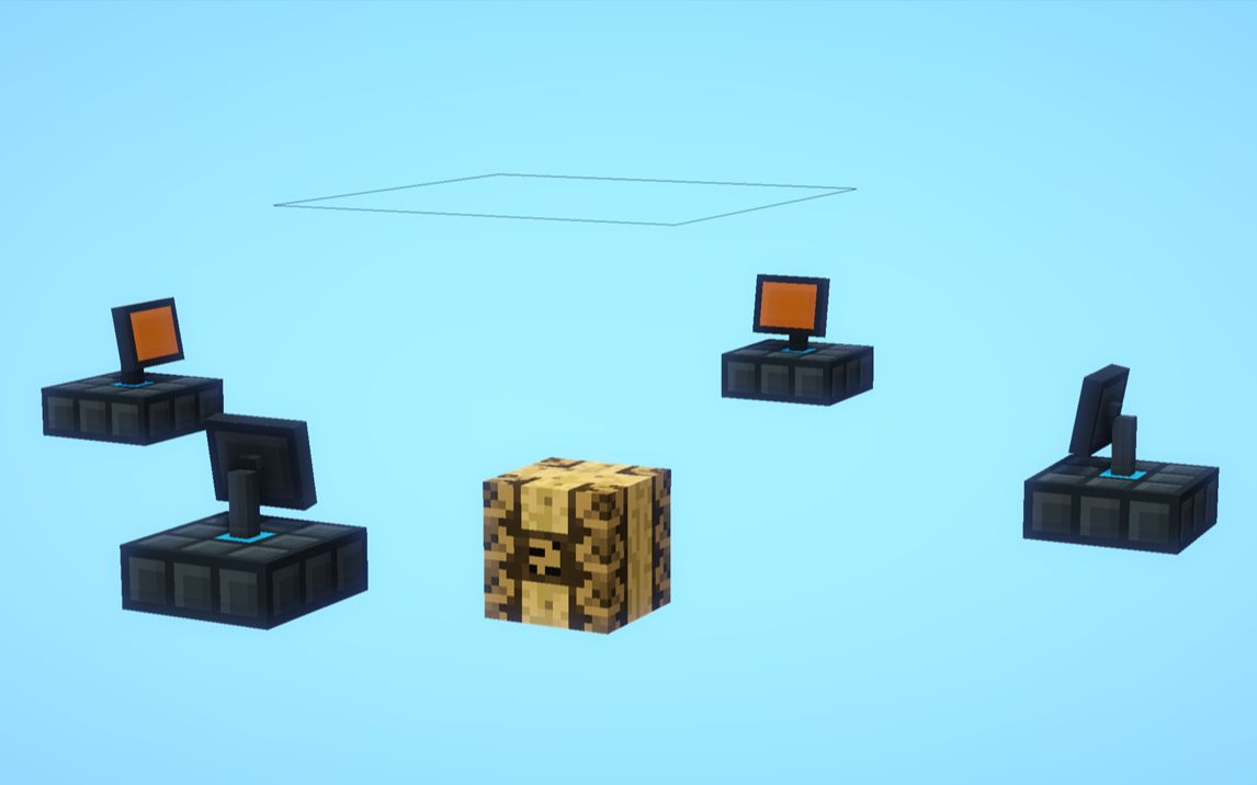 大型的机器体积被缩小成一格 真·压缩空间 我的世界 模块化空岛 第五期