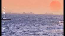 ［100系列手机壁纸］海浪夕阳黄昏，高清手机壁纸。#ada壁纸 #治愈系壁纸 #手机壁纸 #闪闪壁纸