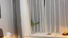 一镜到底看我家卧室，浅灰色简简单单却很温馨#三千金窗帘 #窗帘界的天花板