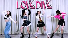 一起坠入爱河吧！不拉腿！ IVE《LOVE DIVE》6套高能换装翻跳