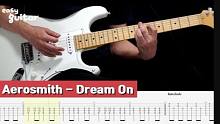 动态视频谱 Aerosmith 经典单曲 Dream On 和吉他教程