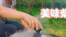 小长假野炊，树林里做的柴火鸡太美味了 #户外美食 #乡村味道 #我的乡村生活 #农村美食 #我的乡野