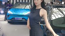 标准的华夏美女 #美女车模 #车展模特 #现场实拍 2021五一苏州车展