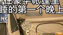 在豪华帐篷里睡的第一个晚上，两只狗子也想进来！ #铲屎官的乐趣 #vlog日常 #萌宠出道计划 #生