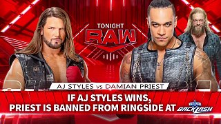 WWE backlash 艾吉 vs AJ二番战（哈迪专用）