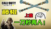 藤棍太好玩啦！一刀俩人！特别上瘾的近战武器！【使命召唤手游】
