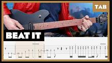 动态吉他谱 流行乐之王Michael Jackson的经典 Beat It ，吉他大师Eddie V