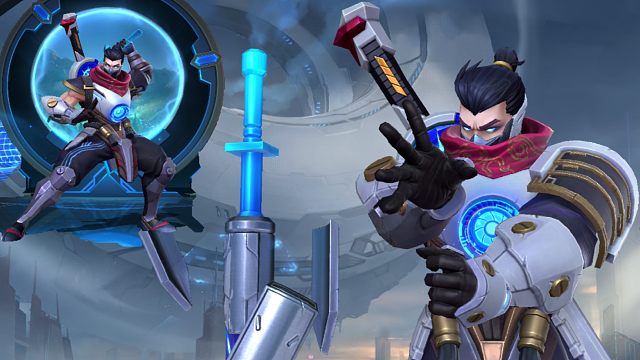 【lol手游】3.2新皮肤:未来战士-慎(皮肤特效)