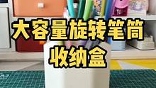 太喜欢这个笔筒了不仅容量大，还纵享丝滑，放化妆刷也超奈斯！#笔筒 #收纳整理 #收纳盒 #整理书桌 