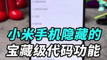 小米手机几个隐藏的代码功能，最后一个别轻易试哦！#科技追梦人 #ta们的一天