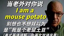当老外对你说"I am a mouse potato"时，别想也不想就以为是“我是个老鼠土豆”
