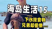 海岛生活第15集，辛辛苦苦找食物回家，却发现兄弟大头…#户外 #户外生活#荒岛求生#荒岛生存 #美食