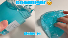 【Elaine_Ja的睡前频道2】用这坨蓝色的治愈史莱姆来结束充实而劳累的一天吧～( ˘ω˘ )