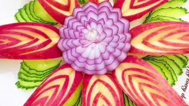 创作灵感 #果蔬雕刻 #食品雕刻 @dou 小助手 水果拼盘教学