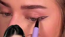 外网超傻瓜式猫眼眼线画法！有手就会 #眼线 #猫眼眼线 #眼线教程