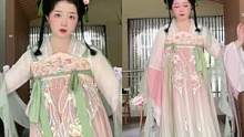 #服装测评 月销7000+的大白菜齐胸测评，它来啦#汉元素 #白菜汉服 #国风