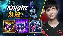 大神怎么玩：顶级中单对决！TES.Knight妖姬vsEDG.Scout招牌佐伊