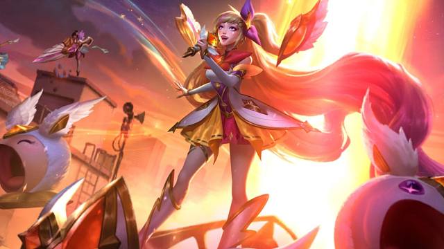 【英雄联盟手游】星之守护者-星籁歌姬·萨勒芬妮-皮肤预览!