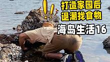 海岛生活16，打造家园后尝试赶海，利用海鲜做美食
