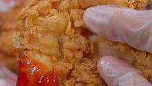 在家就能做出外酥里嫩的炸鸡，真的太方便了#炸鸡裹粉 #炸鸡 #美食 