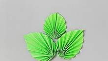 绿叶 #手工制作 #幼儿手工 #儿童手工 #手工折纸 #儿童创意手工 #爱手工爱生活