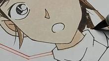 #创作灵感 #马克笔手绘 意难平系列！他是柯南一生的遗憾。#浅井成实 #沉浸式画画 