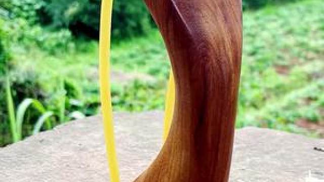 见过这样的弹弓吗?#创意手工