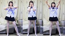 【温】肉肉的小姐姐宅家跳舞❤️幸运星op拿去吧！水手服！❤️