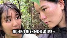 荒岛求生 庇护所遭遇暴雨洗礼，自动钓鱼器也被摧残，只能葛根饼子充饥了。#有点东西 #钓鱼的快乐 #户