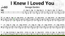 【金牌乐手网】DT0922.Savage Garden - I Knew I Loved You 鼓
