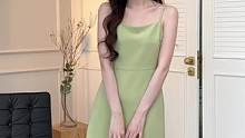 高腰连衣裙｜#显瘦显高显气质 #面料舒适透气 #优雅知性