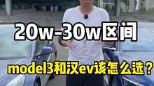 两大新能源里的大哥，到底该选谁？#汽车 #汽车人共创计划 #model3 #比亚迪汉ev  